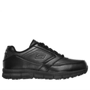 NEW SKECHERS women's work slip-resistant relaxed fit nampa wyola shoes in black